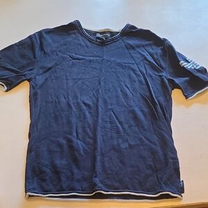 Emporio Armani Dark Blue Short‎ Sleeve Tee